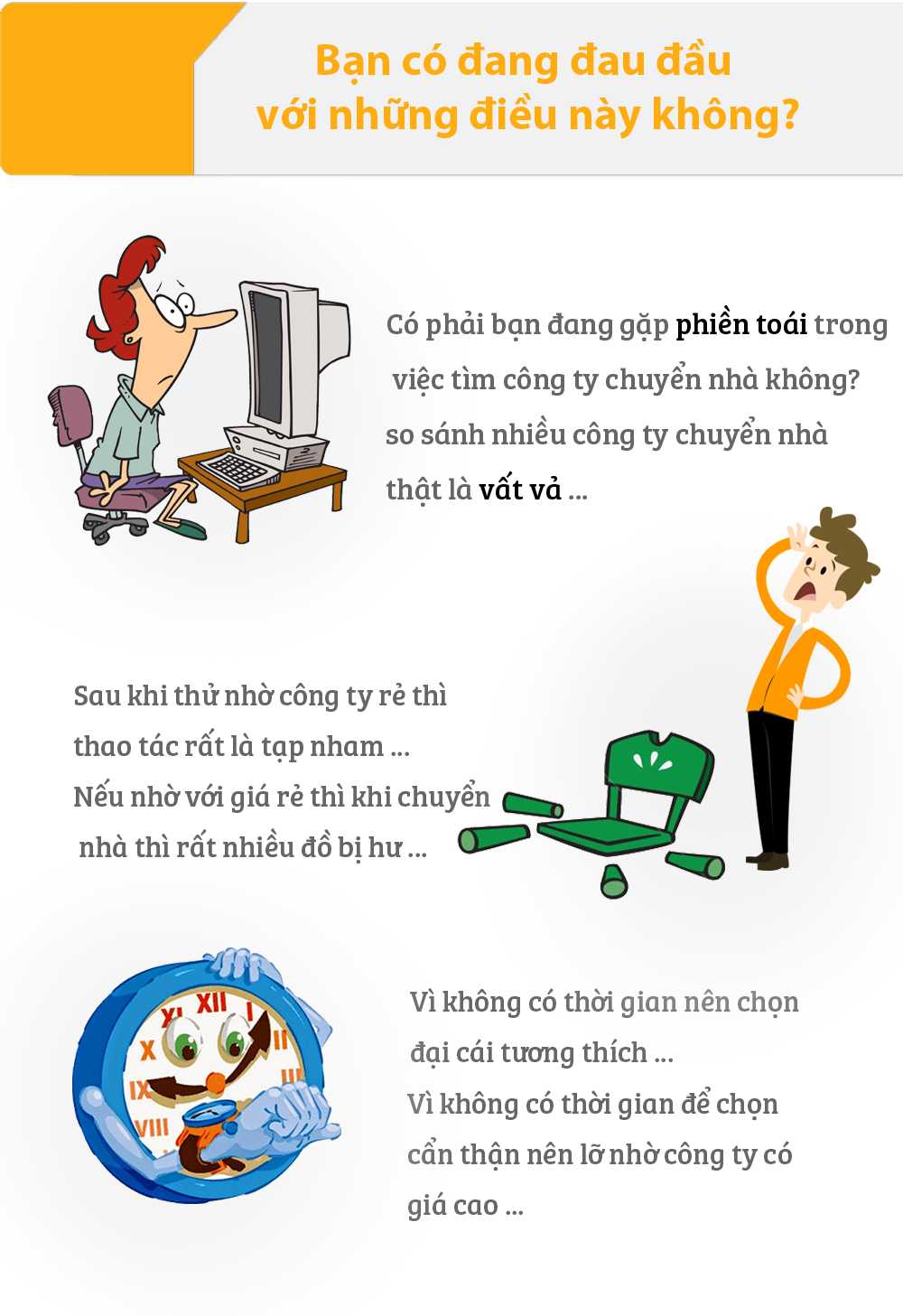 Bạn có đang đau đầu  với những điều này không?