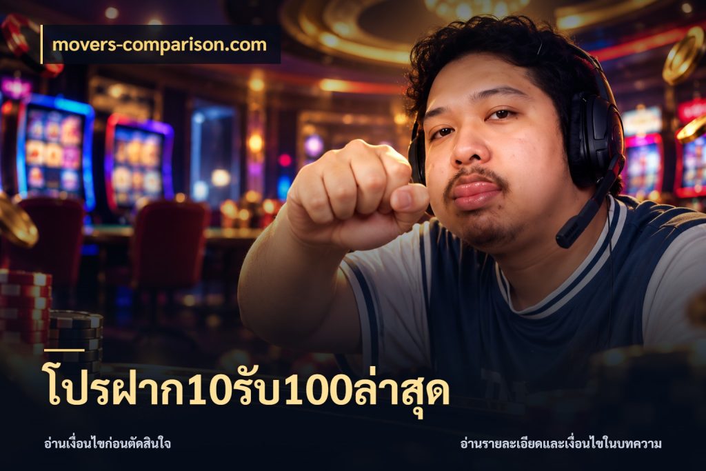 โปรฝาก10รับ100ล่าสุด เปิดมุมโปรให้เข้ากับเกมแนวโปรด สไตล์ movers-comparison.com