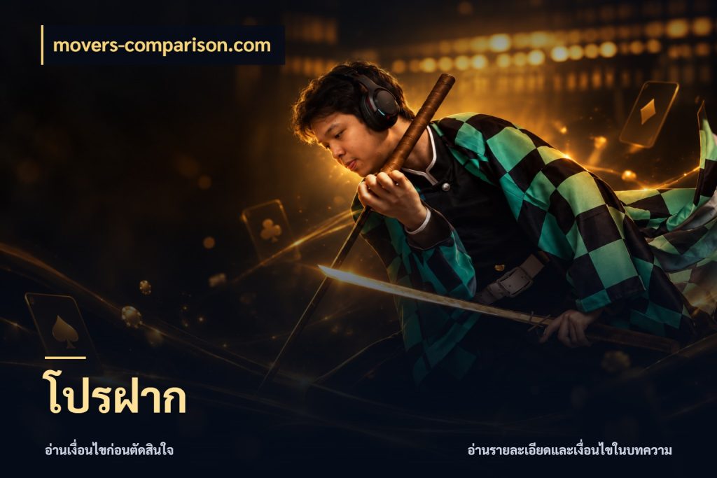 โปรฝาก จุดเด่นของเครดิตที่คนชอบเกมอยากรู้ กับ movers-comparison.com