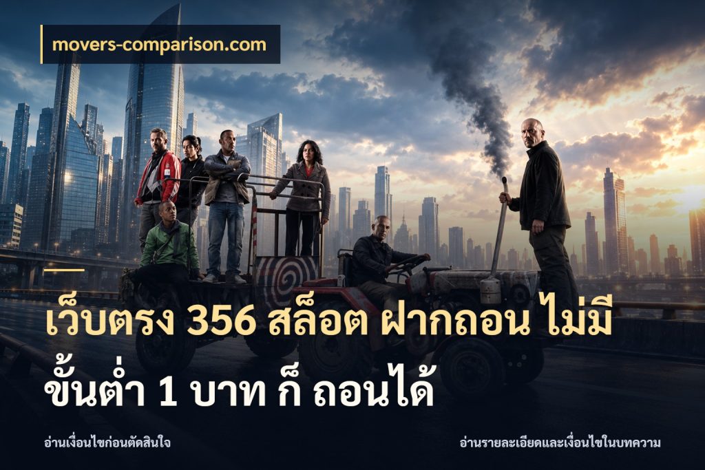 เว็บตรง 356 สล็อต ฝากถอน ไม่มี ขั้นต่ำ 1 บาท ก็ ถอนได้ สายทุนน้อยเลือกความสนุกให้พอดี สไตล์ movers-comparison.com