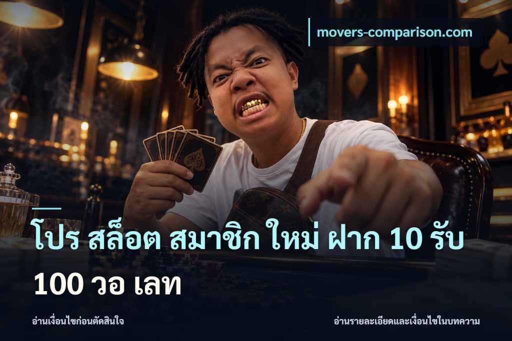 โปร สล็อต สมาชิก ใหม่ ฝาก 10 รับ 100 วอ เลท