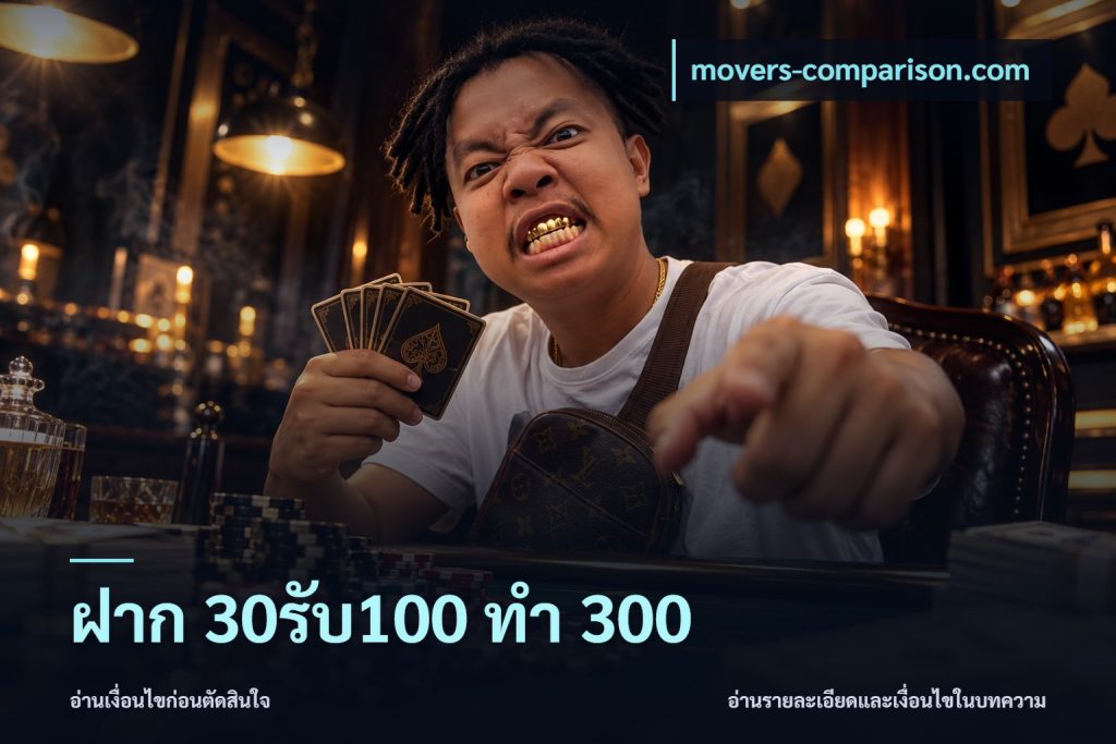 ฝาก 30รับ100 ทำ 300