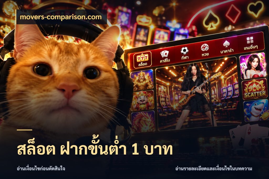 สล็อต ฝากขั้นต่ำ 1 บาท movers-comparison.com จำนวนเริ่มต้นกับสไตล์เกมที่ชอบ