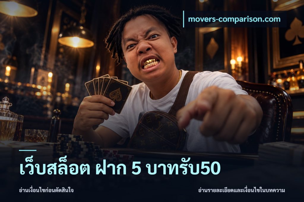 เว็บสล็อต ฝาก 5 บาทรับ50