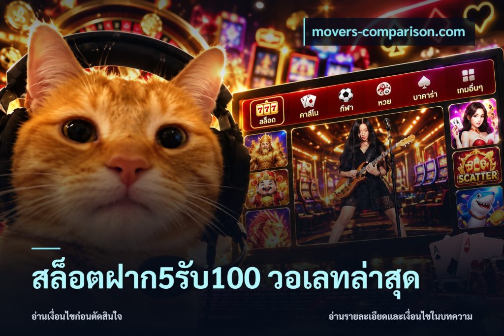 สล็อตฝาก5รับ100 วอเลทล่าสุด