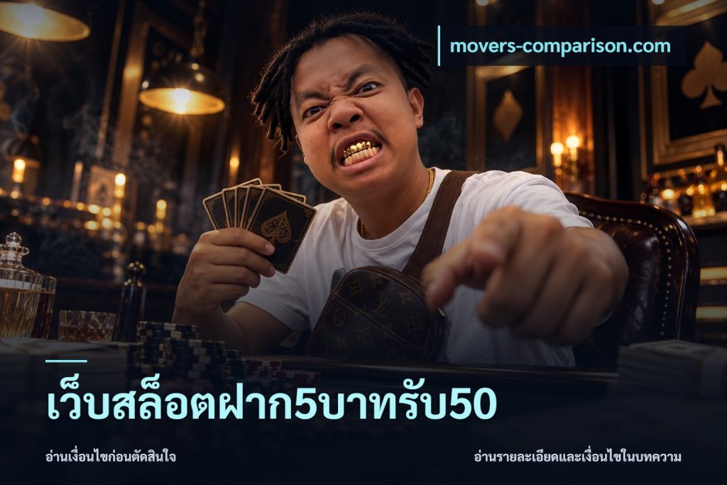 เว็บสล็อตฝาก5บาทรับ50