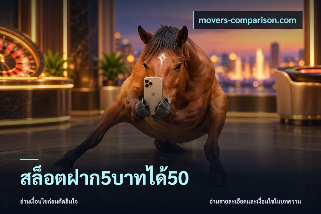 สล็อตฝาก5บาทได้50
