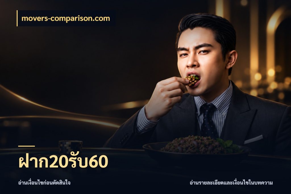 ฝาก20รับ60 สายโบนัสเลือกจังหวะสนุกได้อย่างไร ในมุม movers-comparison.com