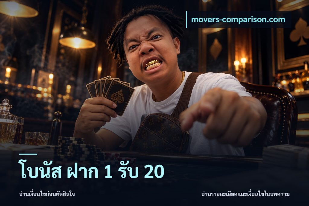 โบนัส ฝาก 1 รับ 20