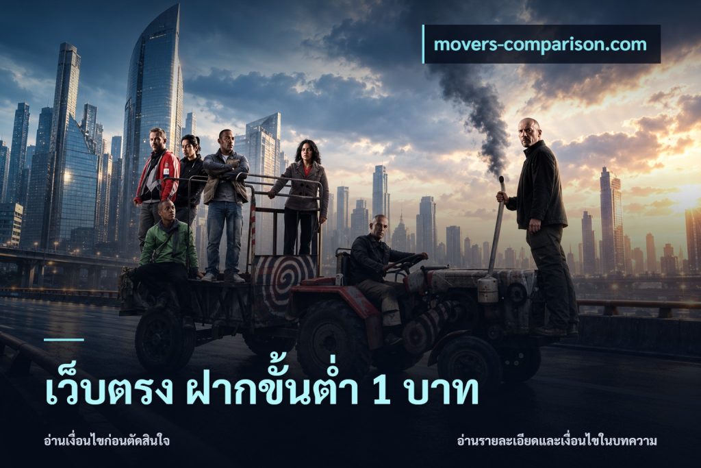 เว็บตรง ฝากขั้นต่ำ 1 บาท