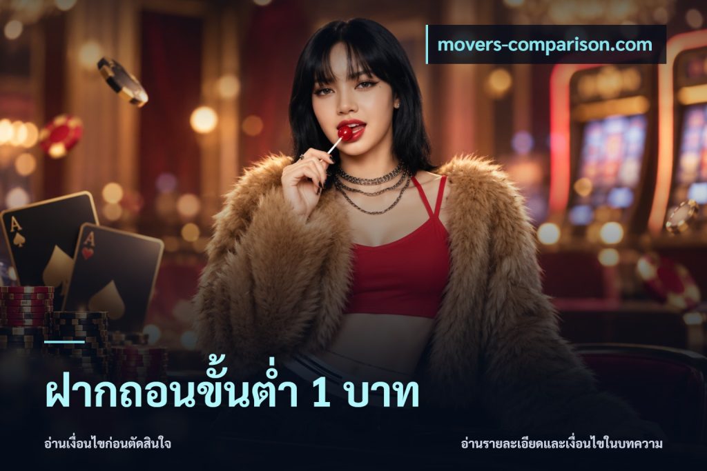 ฝากถอนขั้นต่ำ 1 บาท