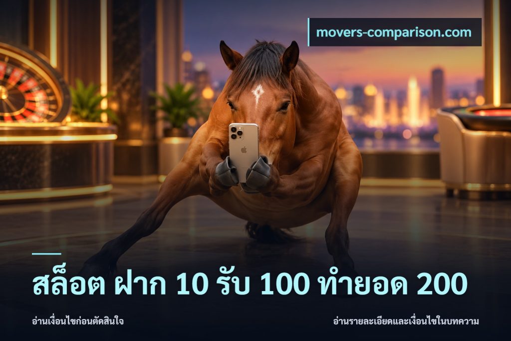 สล็อต ฝาก 10 รับ 100 ทำยอด 200