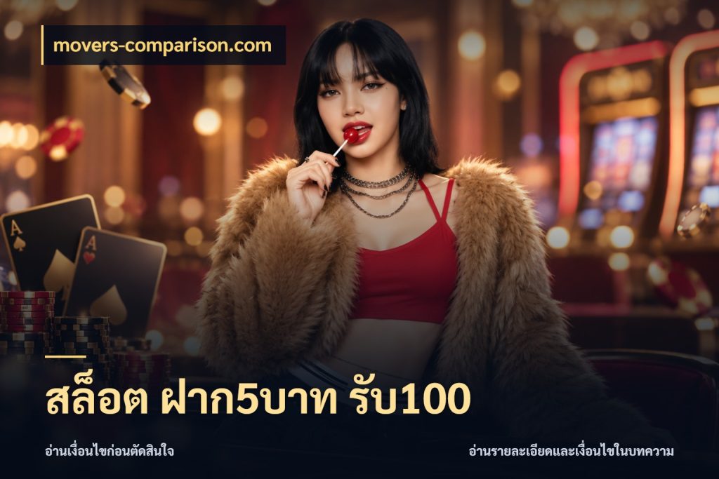 สล็อต ฝาก5บาท รับ100 โปรกับเกมที่ชอบเลือกให้ตรงสไตล์ กับ movers-comparison.com