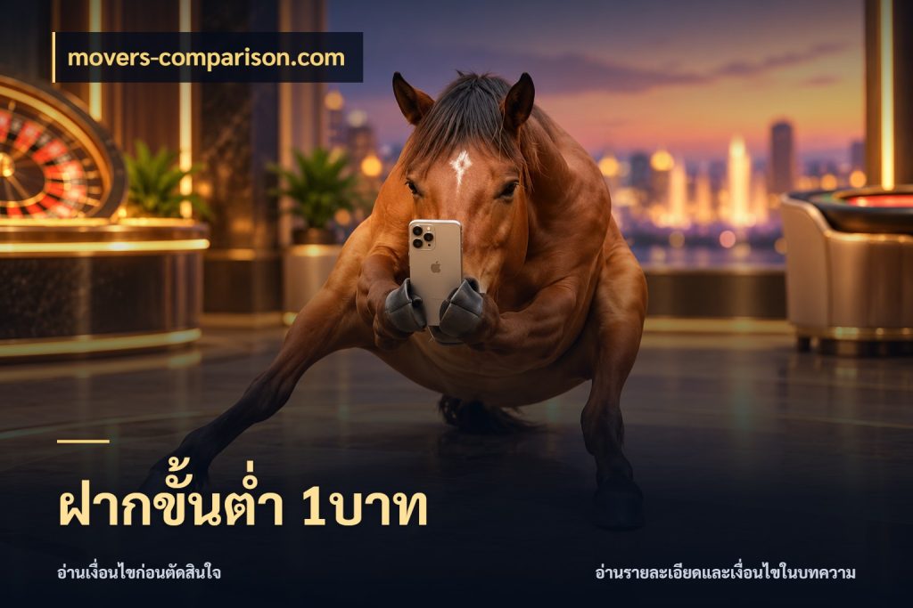 ฝากขั้นต่ำ 1บาท เงินตั้งต้นกับความสนุกที่คุณกำหนด สไตล์ movers-comparison.com