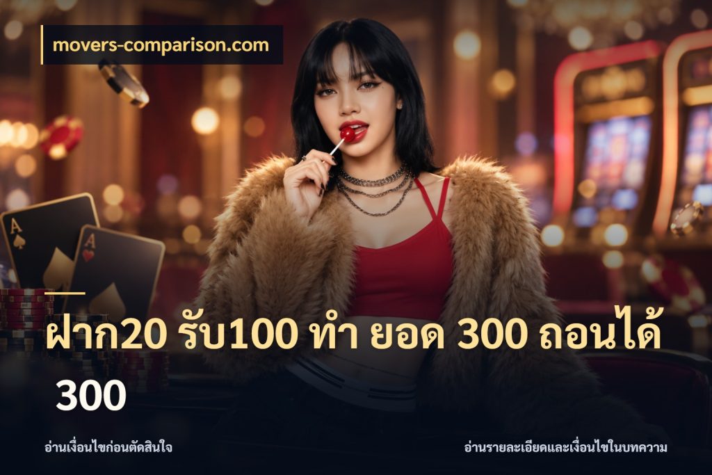 ฝาก20 รับ100 ทํา ยอด 300 ถอนได้ 300 สายโบนัสเลือกจังหวะสนุกได้อย่างไร สไตล์ movers-comparison.com