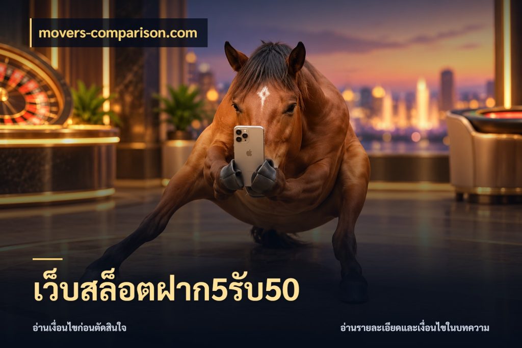 เว็บสล็อตฝาก5รับ50 จับประเด็นยอดรับก่อนเลือกความสนุก กับ movers-comparison.com