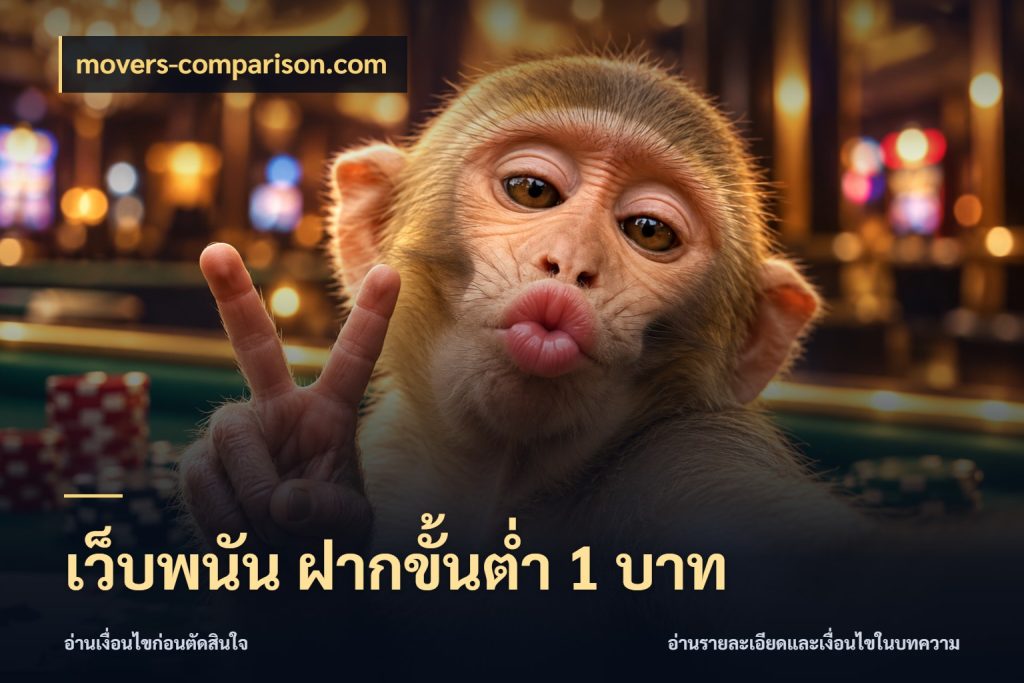 เว็บพนัน ฝากขั้นต่ำ 1 บาท จำนวนเริ่มต้นกับรายละเอียดที่สายเกมสนใจ กับ movers-comparison.com